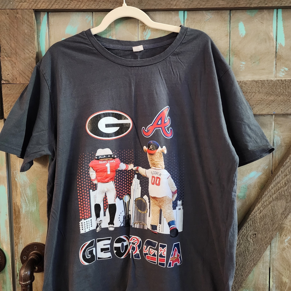 Charcoal Georgia Sports Graphic T-Shirt
